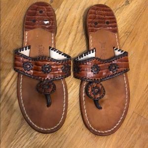 Jack Rogers Brown Sandals